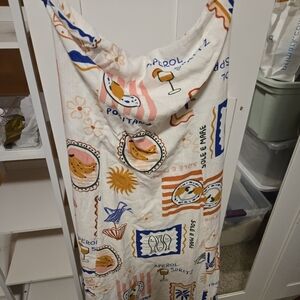 Colorful Graphic Print Women's Dress